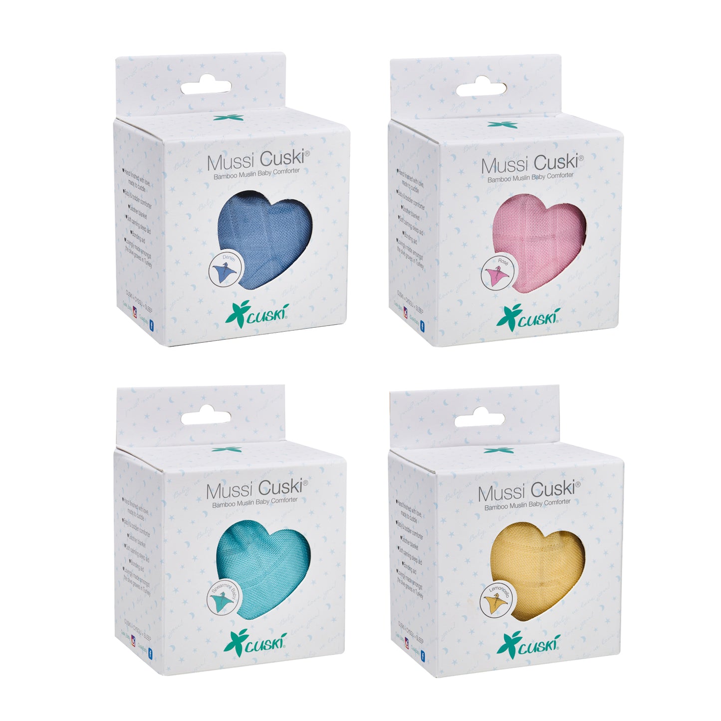 Cuski Mussi Comforter, Rose