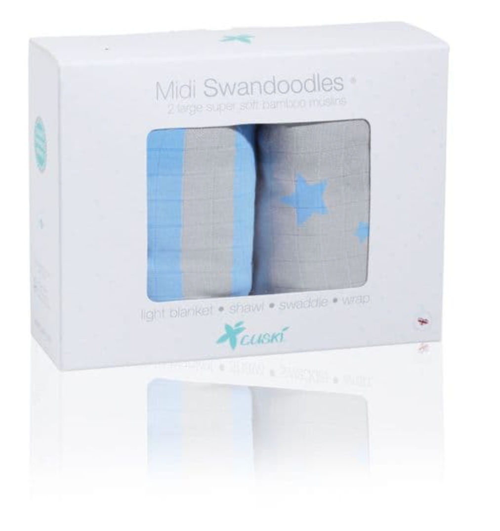 Cuski  Bo ~ Set of 2 Bamboo Muslins XL