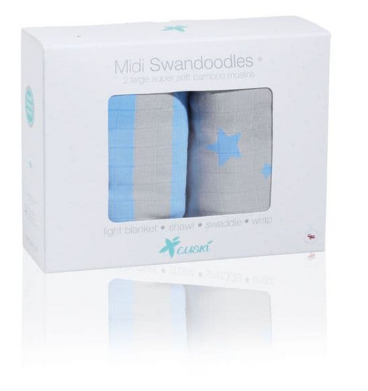 Cuski  Bo ~ Set of 2 Bamboo Muslins XL