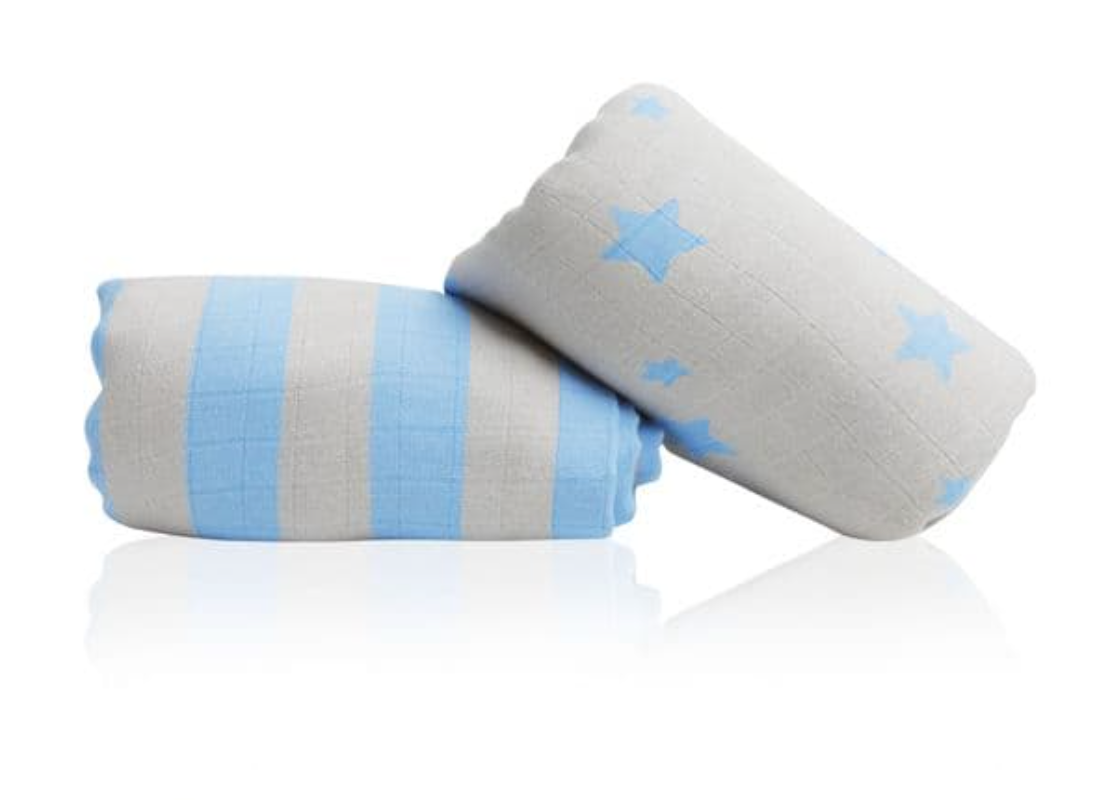 Cuski  Bo ~ Set of 2 Bamboo Muslins XL