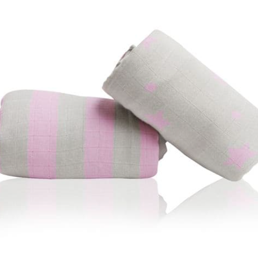 Cuski Betty ~ Set of 2 Bamboo Muslins XL