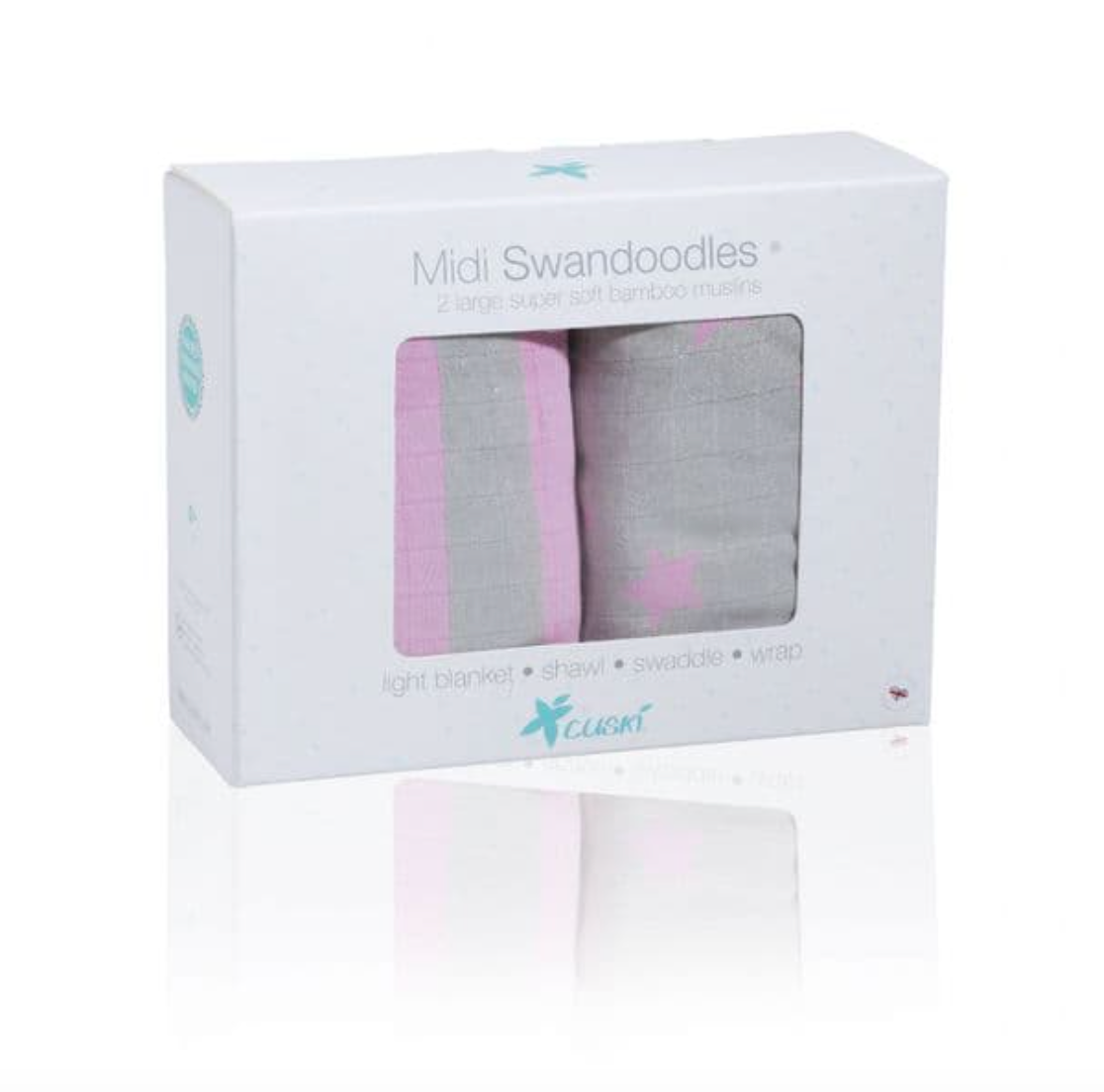 Cuski Betty ~ Set of 2 Bamboo Muslins XL