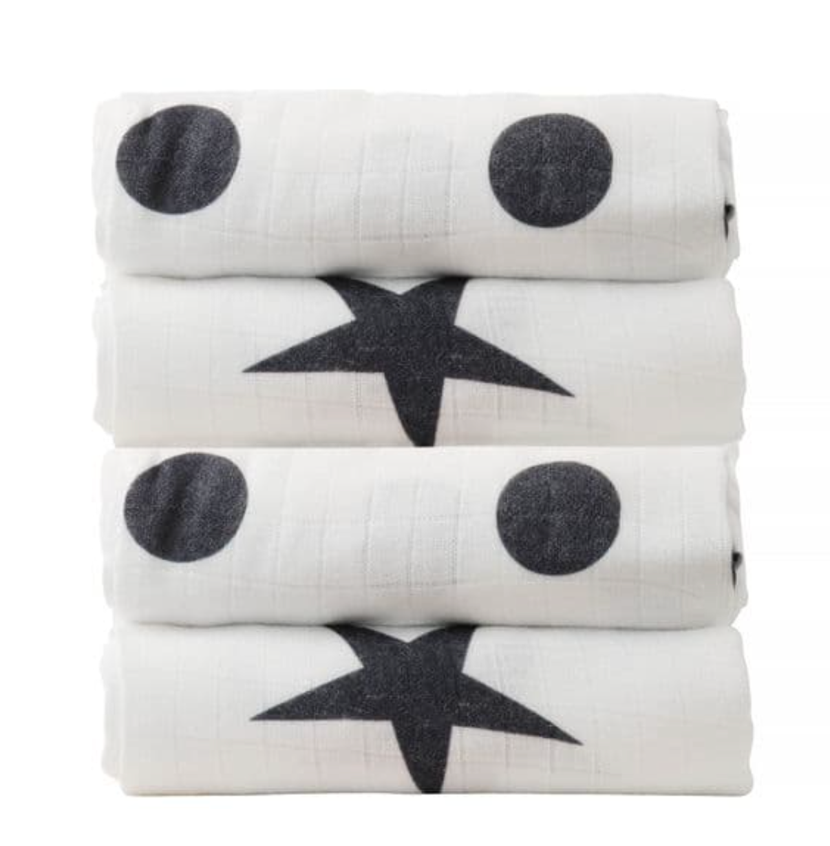 Cuski Mini Bamboo Muslins For Neonates ~ R & G