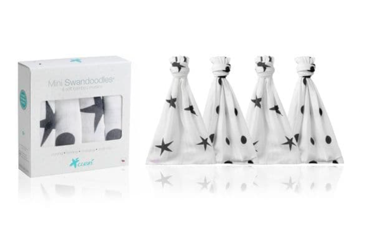 Cuski Mini Bamboo Muslins For Neonates ~ R & G