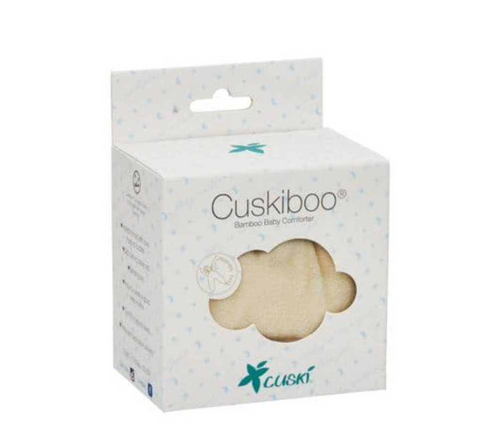 Cuski Baby Comforter Cuskiboo Cream (Bamboo)