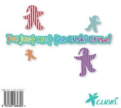Cuski Baby Comforter Fabby (Cotton-terry) including a free Cuski board book!
