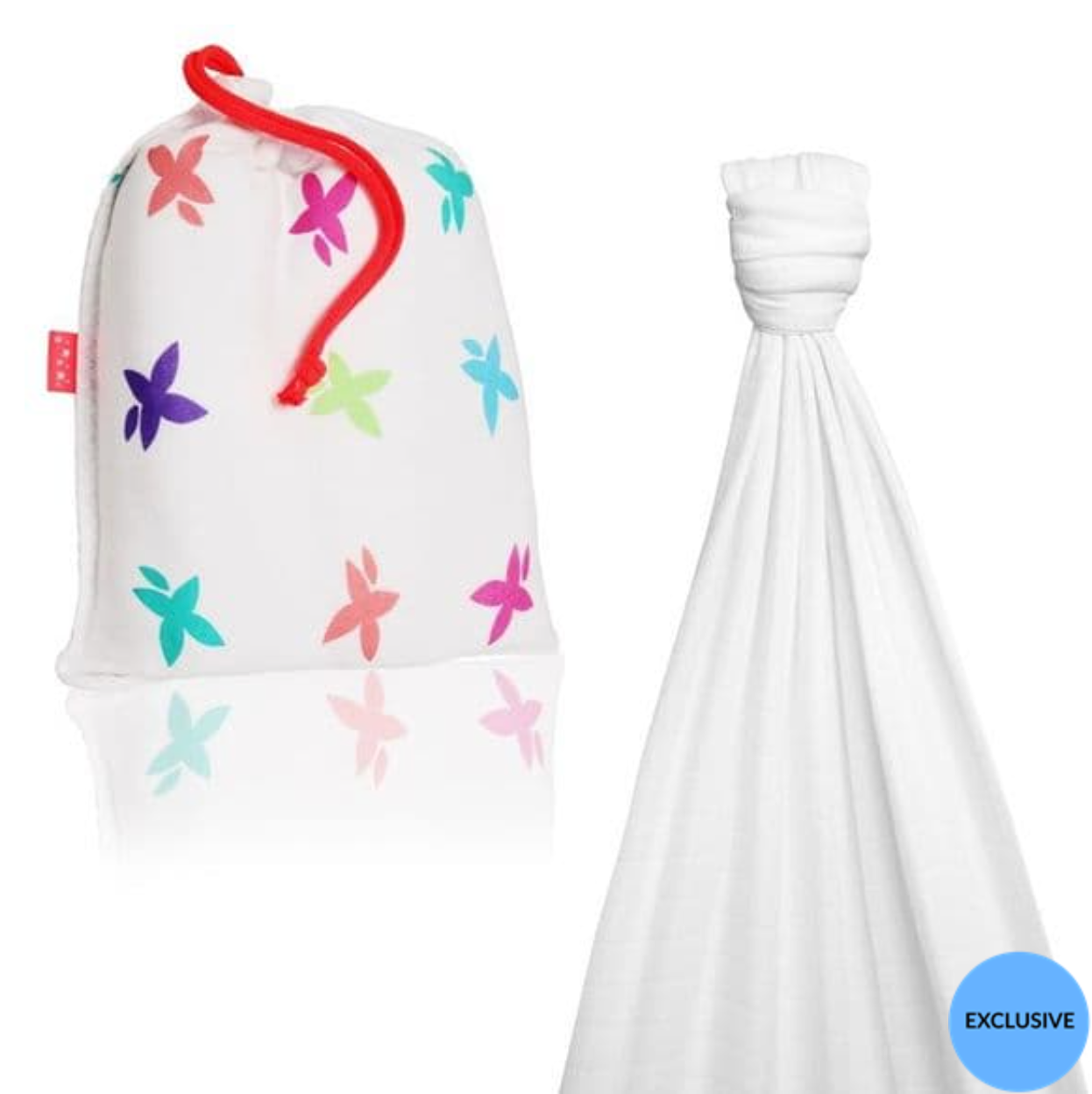 Cuski Great Swandoodle - Bamboo Muslin Blanket Pure White XL